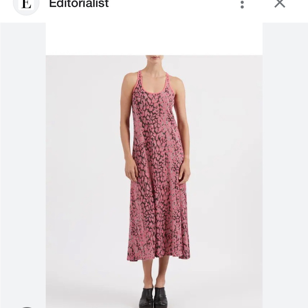 NWT! ATM Leopard Print maxi Dress Size M! Gorgeous!